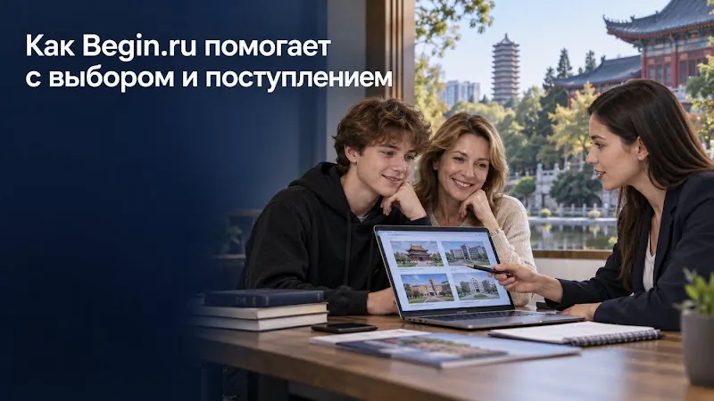Как Begin.ru помогает с выбором и поступлением