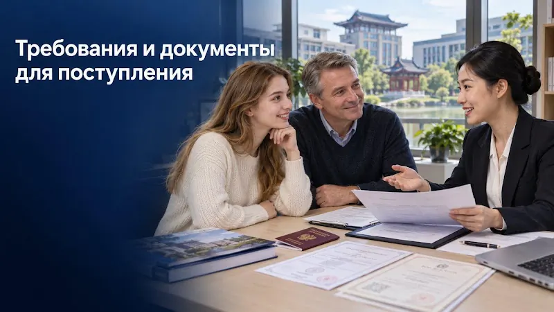 Требования и документы для поступления