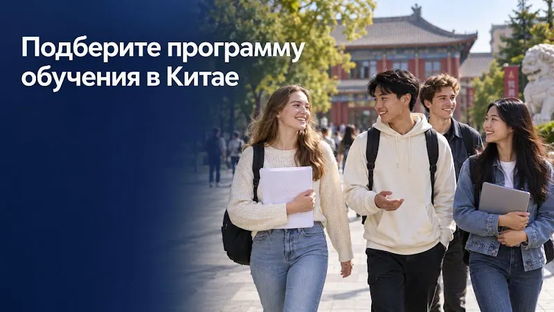 Подберите программу обучения в Китае