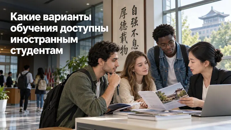 Какие варианты обучения доступны иностранным студентам